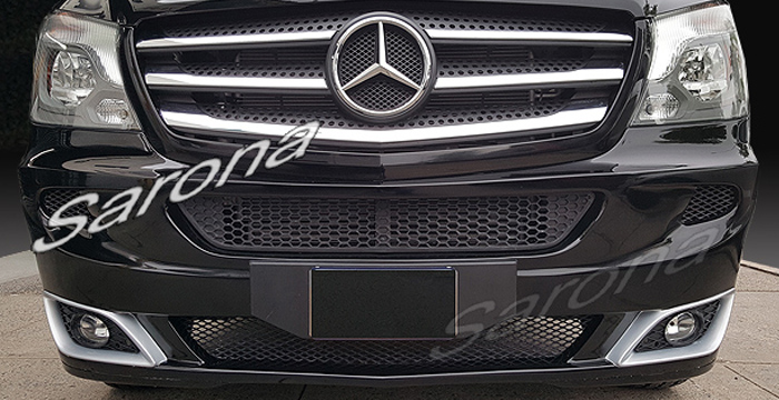 Custom Mercedes Sprinter  Van Front Bumper (2014 - 2018) - $980.00 (Part #MB-152-FB)